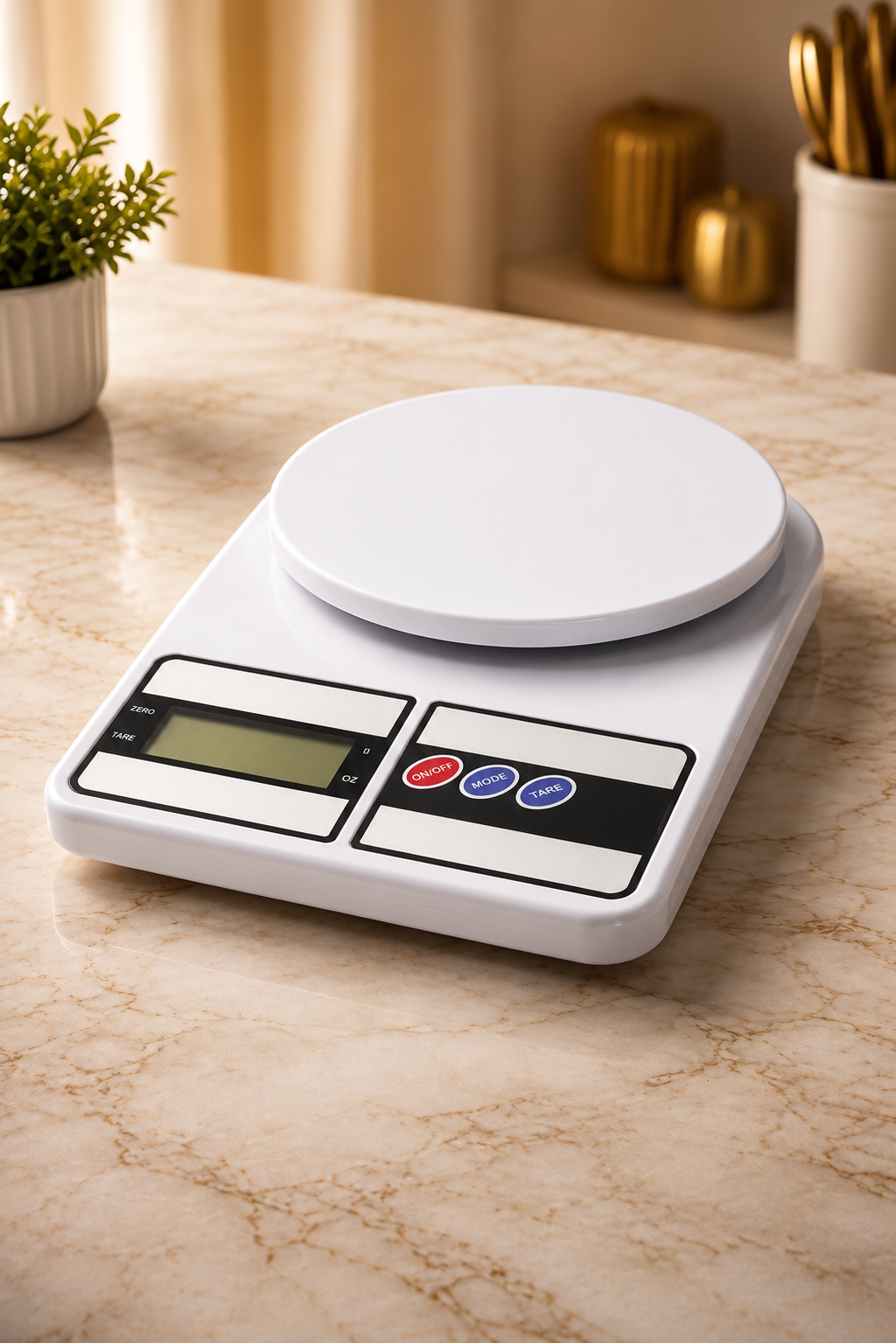 Digital Kitchen Food Scale – Multifunction Weighing Scale with LCD Display (10kg/1g Precision)