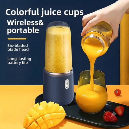 Portable USB Rechargeable Blender – Personal Smoothie Maker for Fruits, Shakes & On-the-Go Juicing