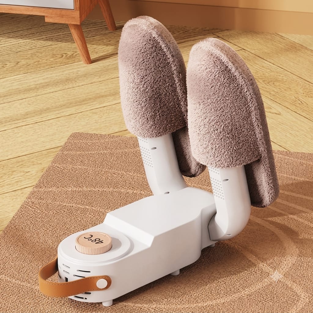 Electric Shoe Dryer & Deodorizer – Fast Boot & Sneaker Warmer with Digital Timer