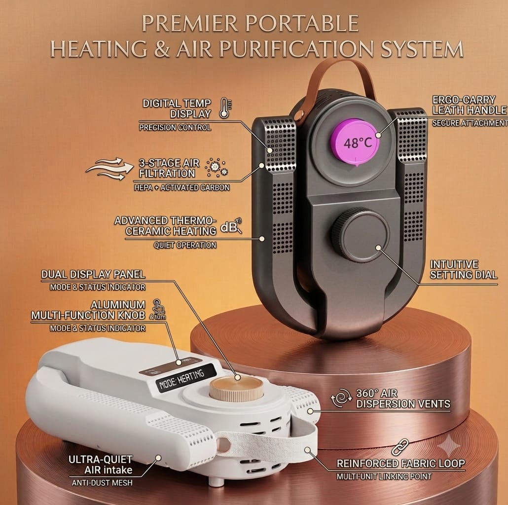 Electric Shoe Dryer & Deodorizer – Fast Boot & Sneaker Warmer with Digital Timer