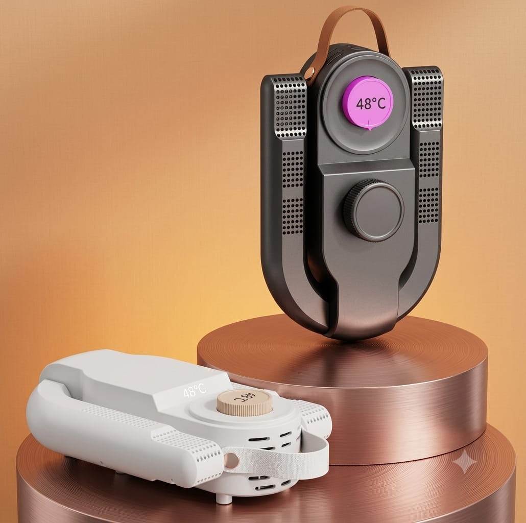 Electric Shoe Dryer & Deodorizer – Fast Boot & Sneaker Warmer with Digital Timer
