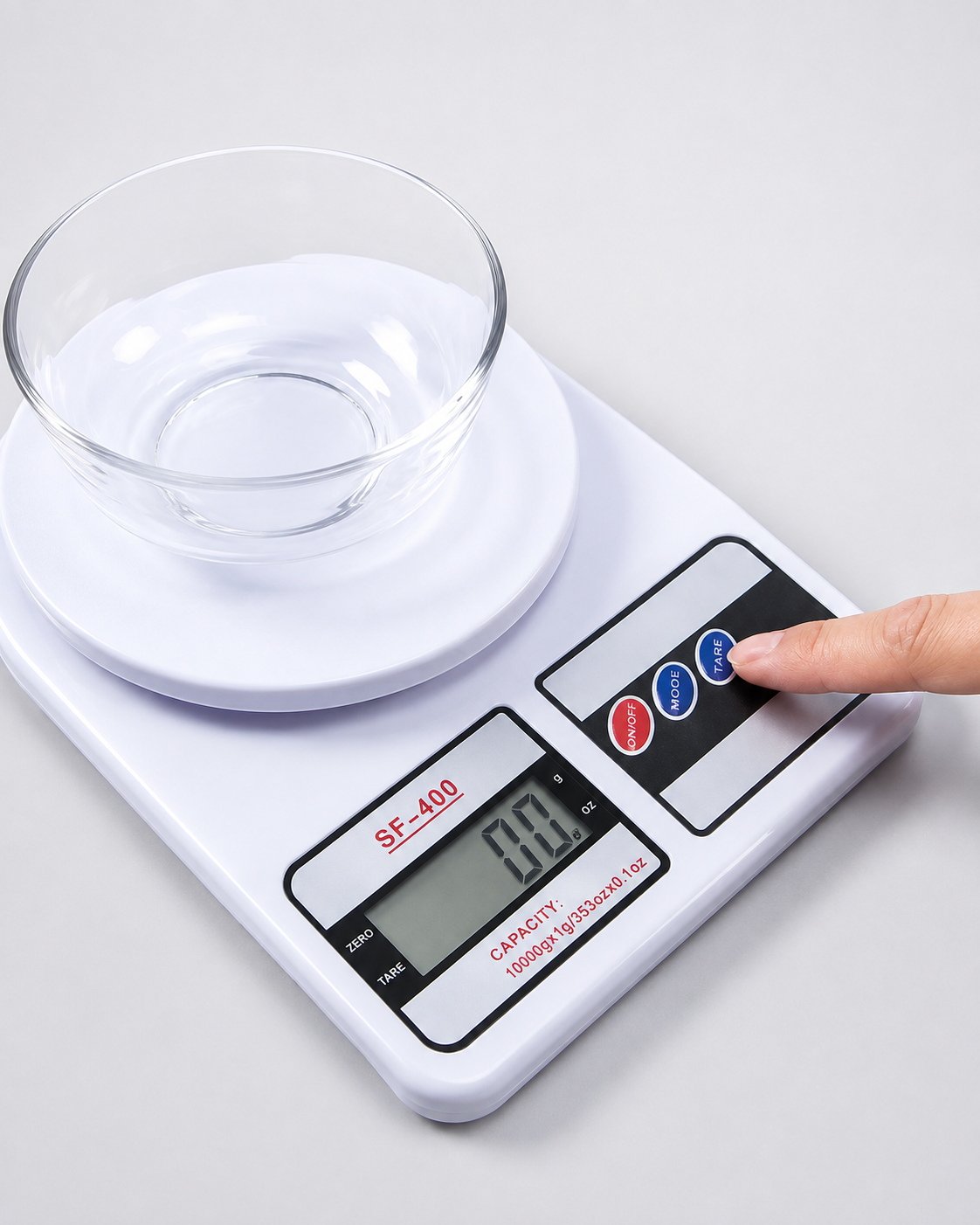Digital Kitchen Food Scale – Multifunction Weighing Scale with LCD Display (10kg/1g Precision)