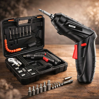 MAXAN 46-Piece Cordless Electric Screwdriver & Precision Tool Kit | Multi-Bit Repair Set