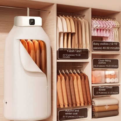 Smart Closet Wardrobe Dryer – Portable Hanging Clothes Drying System