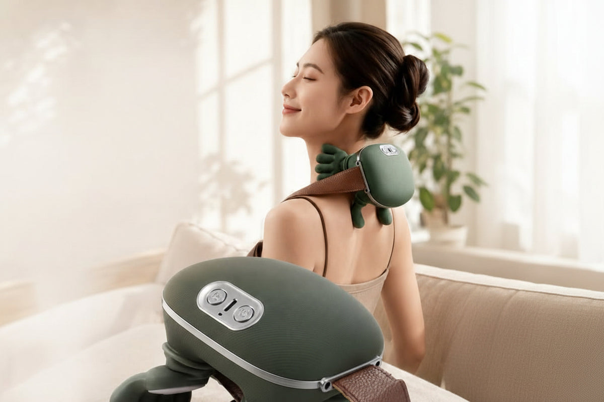 3D Neck & Shoulder Massager with Heat Therapy | Deep Tissue Relaxation & Pain Relief