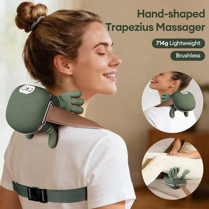 3D Neck & Shoulder Massager with Heat Therapy | Deep Tissue Relaxation & Pain Relief