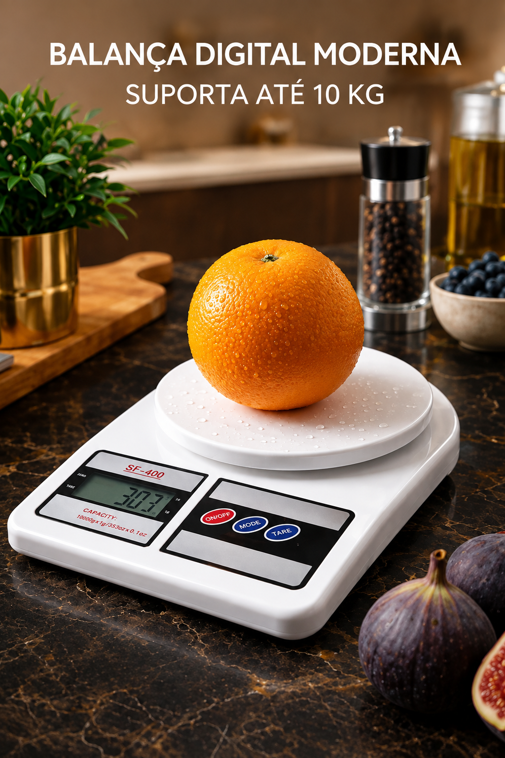 Digital Kitchen Food Scale – Multifunction Weighing Scale with LCD Display (10kg/1g Precision)