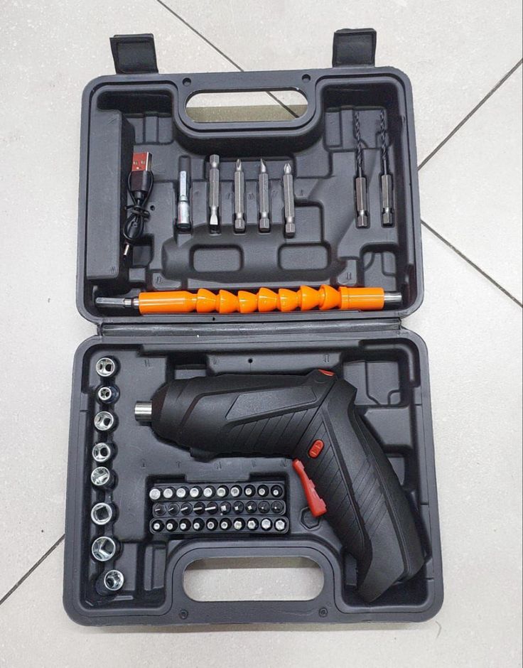 MAXAN 46-Piece Cordless Electric Screwdriver & Precision Tool Kit | Multi-Bit Repair Set